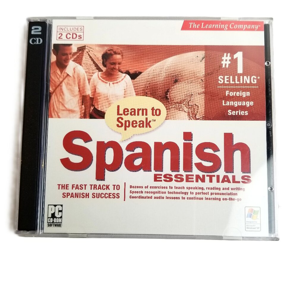 Learn to Speak Spanish Essentials 2 CD Set Learning Company Language Software